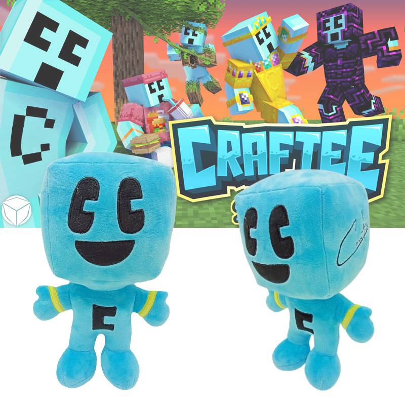 28cm Mine-craft Craftee Plush Toys Stuffed Dolls Home Decor Game Adornment Kids Gift