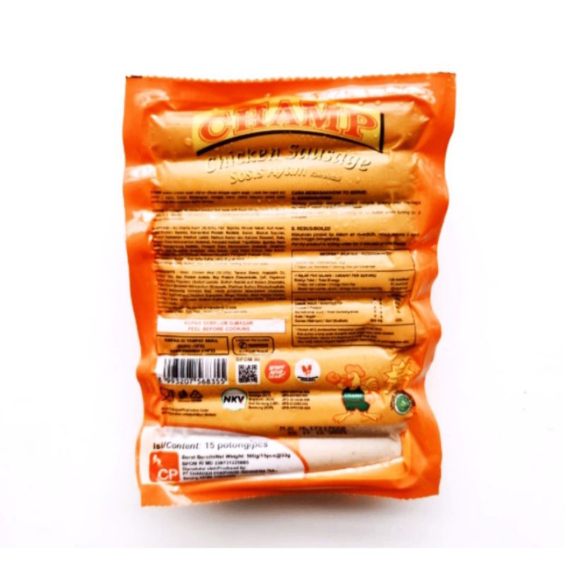 

champ chicken sausage 15pcs