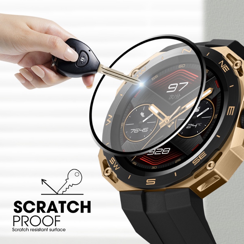 Film Laminasi Jam Tangan Tangguh Tempered Film Layar Jam Soft Film HD Watch Anti-fouling Aksesoris Cakupan Penuh Film Tahan Gores Untuk Huawei Watch GT CYBER/GT3 SE