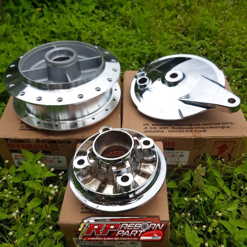 TROMOL SET NAP GEAR & TUTUP TROMOL BELAKANG JUPITER MX/ JUPITER Z NEW/ VEGA R GILAP ORIGINAL YGP 1S7