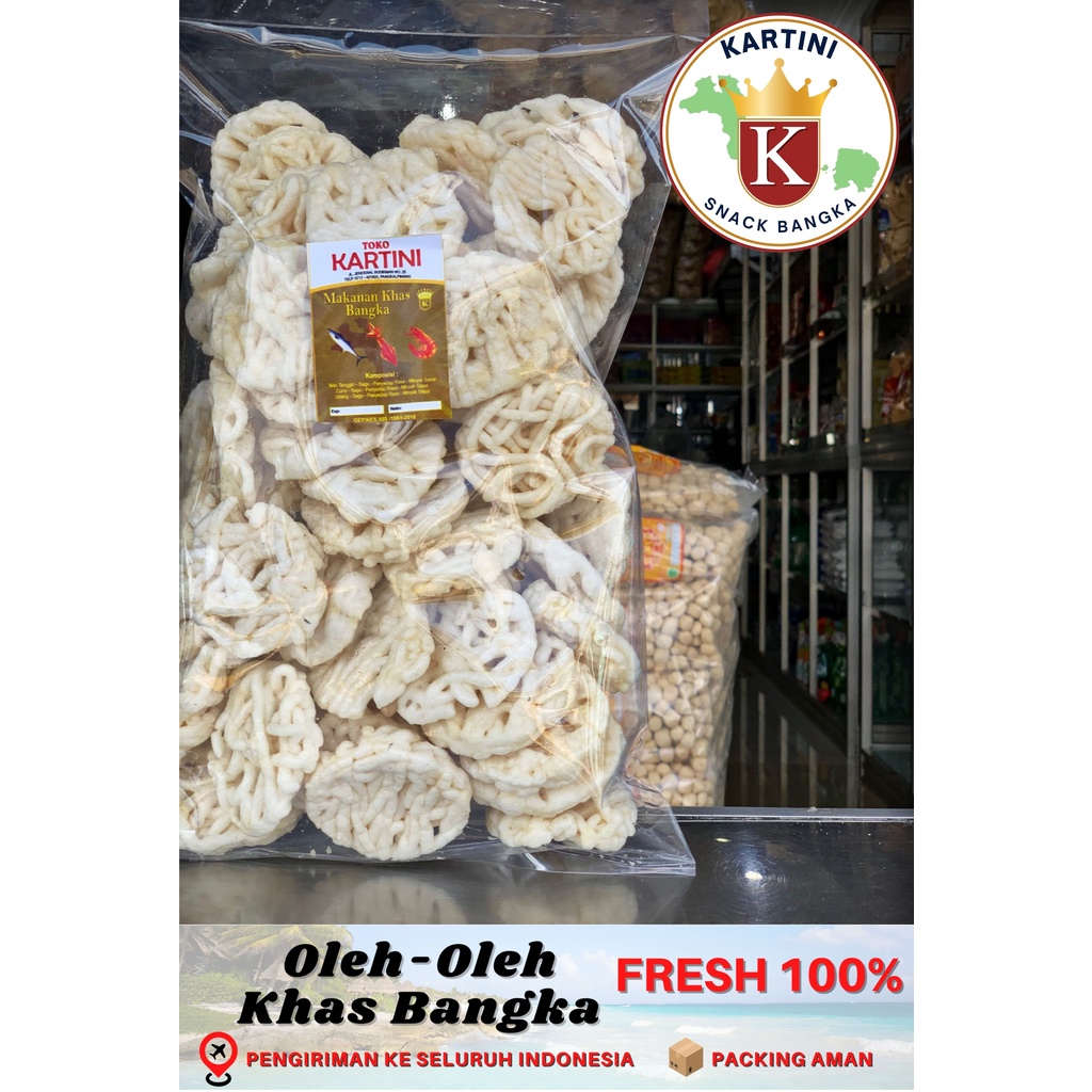 

Kerupuk Goreng Ikan Mini 500gr Khas Bangka