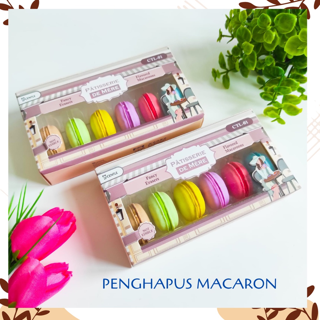 

PENGHAPUS MAKARON MACARON HAPUSAN ERASER BENTUK LUCU UNIK ALAT TULIS KANTO0R SEKOLAH ANAK SETIP STIP