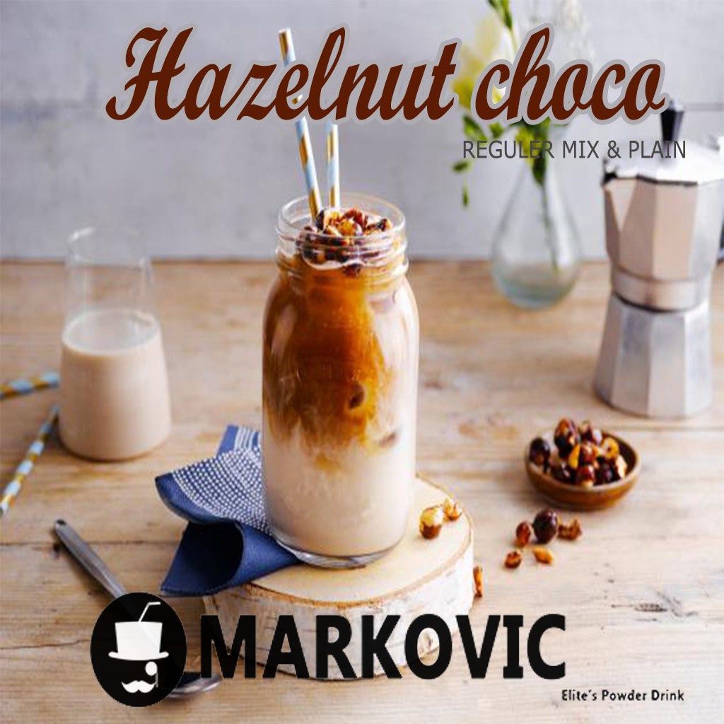 

✨NEW✨ -Bubuk Minuman Hazelnut Choco Markovic 1kg- 1.1.23