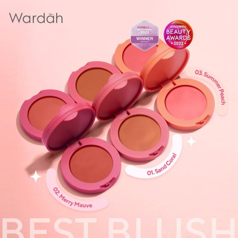 WARDAH Colorfit Cream Blush 3gr (Blush On)