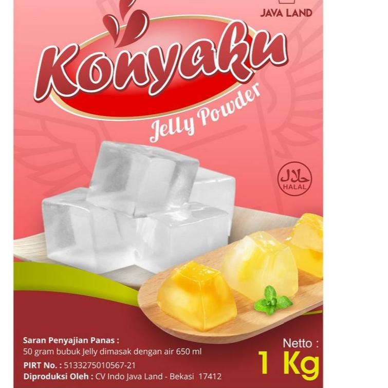 

➮ KONYAKU JELLY 1KG Seperti Nutrijel Bening Ekonomis ➲