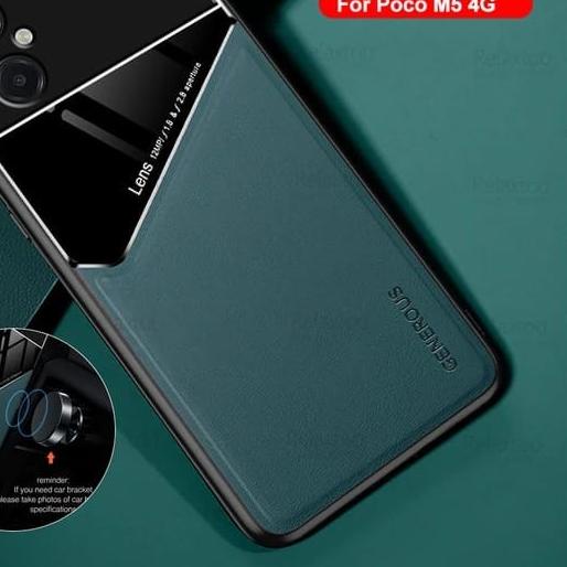 ✤ POCO M5 M5S / M4 PRO 4G / M3 / M3 PRO 5G SOFT CASE PREMIUM PLEXIGLASS LEATHER Ω