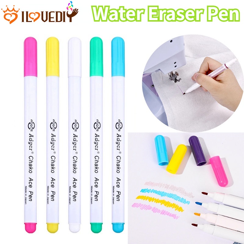 Penjahit Alat Jahit Aksesoris Kain Yang Dapat Dicuci Menandai DIY Penanda Pakaian Pemotongan Kain Larut Air Pena Cross Stitch Pen Runcing Khusus