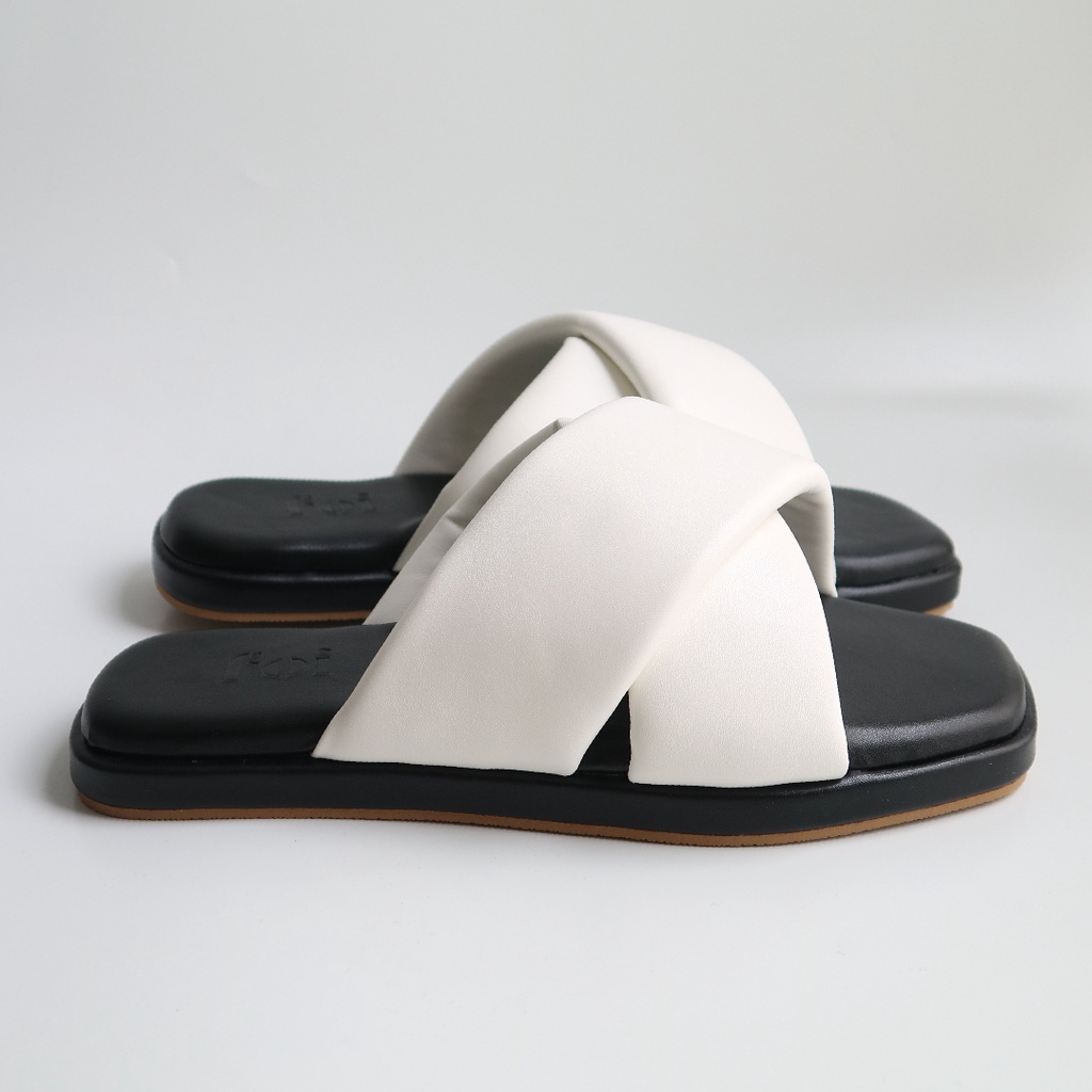 Sandal Slip On Wanita Flat Selop Sandal Platform Marshmellow X by FOI