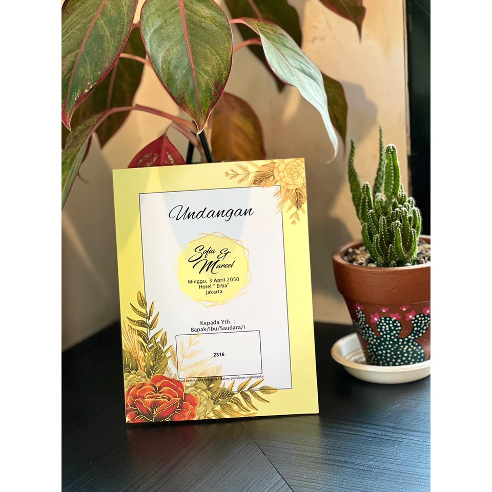 Undangan Nikah Softcover ERBA 2314, 2315, 2316, 2317, 2318, 2319