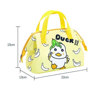 ⭐️𝐈𝐇𝐒 𝟗𝟑𝟒 𝐋𝐚𝐦𝐩𝐮𝐧𝐠⭐️Tas Bekal Lunch Cooler Bag Tas Bento Aluminium Motif Buah Dan Kartun