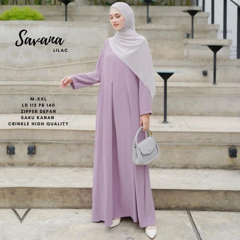 SAVANA GAMIS WANITA JUMBO LD 120 CM TERBARU