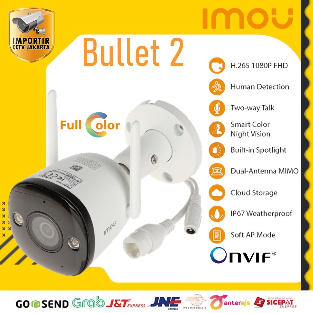 IP Camera CCTV Wifi Camera Outdoor Imou Bullet 2