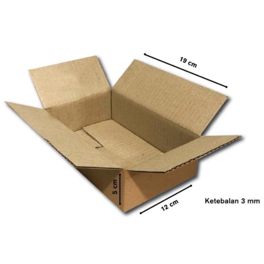 

KARDUS PACKING SINGGLE WALL 19X12X5CM