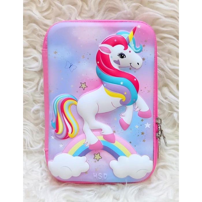 

Tempat Pensil Anak Hardcase Boxes Kotak Pencil Case Hsd Unicorn Bt 21