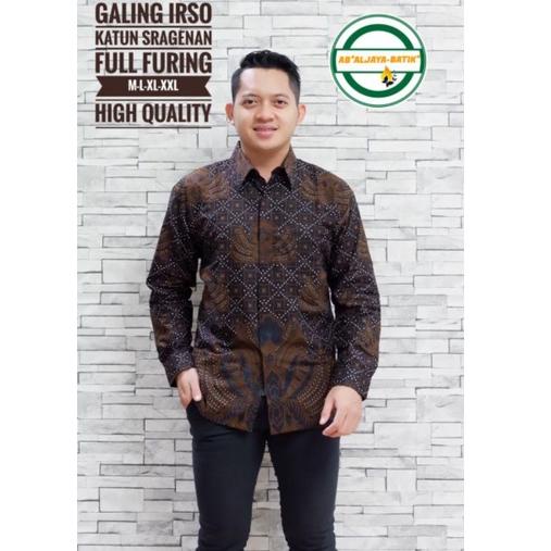 [ART. 635616] BATIK PRIA KEBABAT BTC LENGAN PANJANG PENDEK LAPIS FURING BATIK SOLO