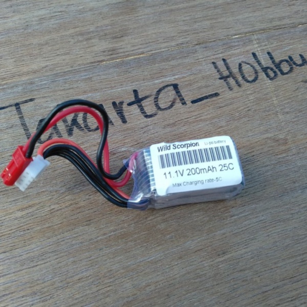 

Unik Wild Scorpion 200mah 3S 25C - PANJANG Murah