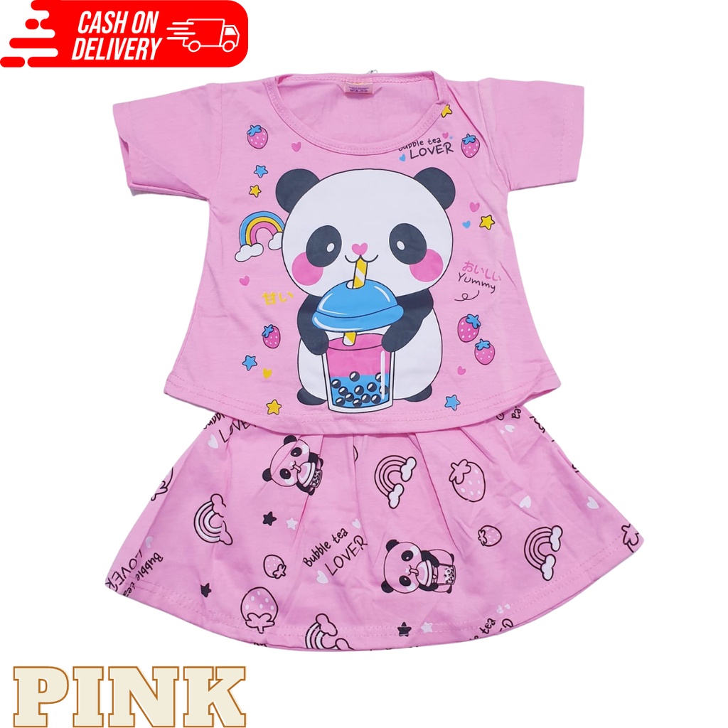 setelann rok anak perempuan pakaian anak bayi 0-12 bulan karakter minnie / dress baby