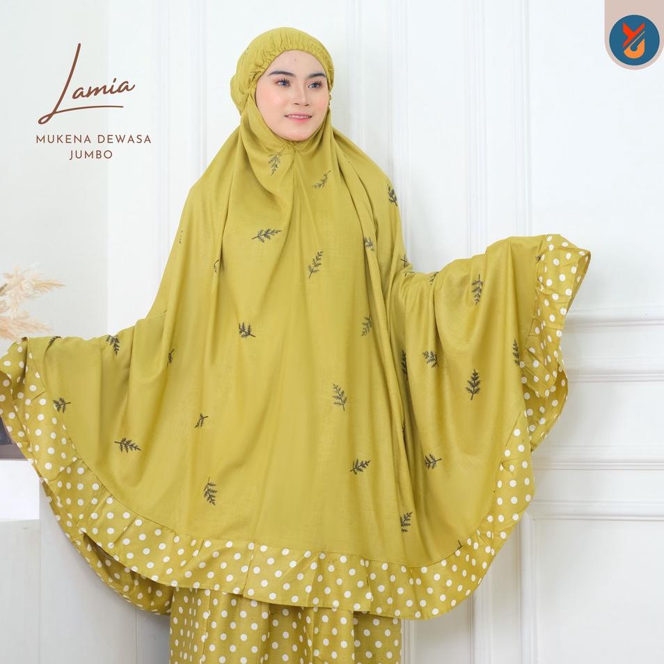 Stok Terbaru YashCollection Mukena Dewasa Bali Mukena Cemara LAMIA Jumbo