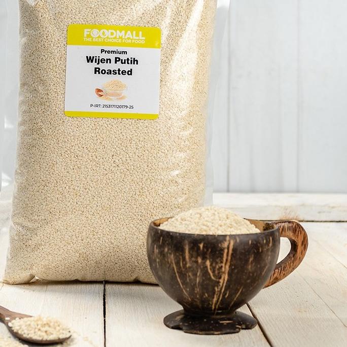 

❃ Wijen Putih PANGGANG 1 KG / ROASTED ➷