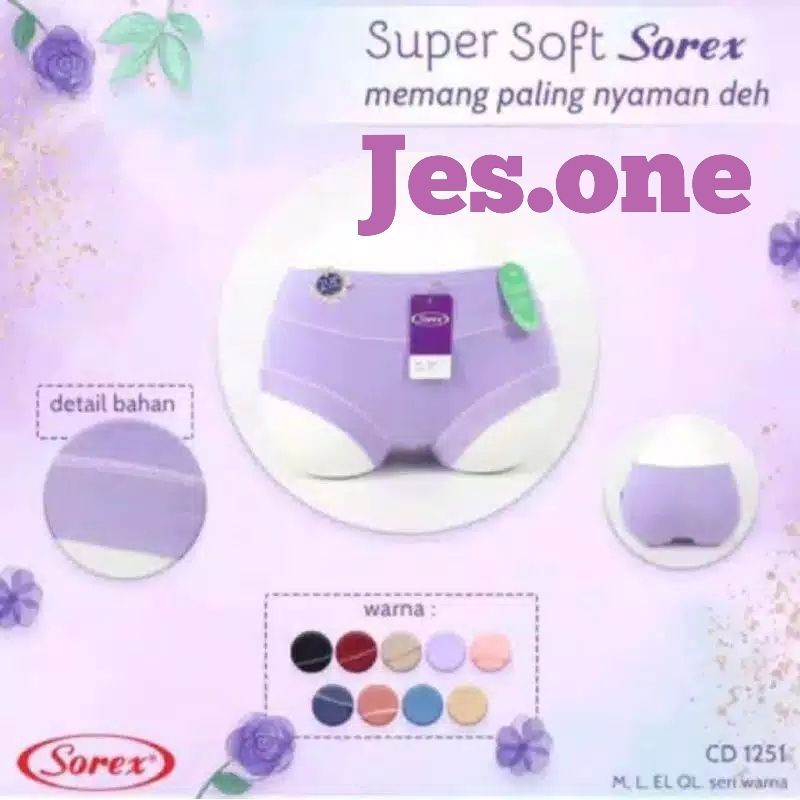 Sorex Cd Basic Bahan Super Soft 1251  wanita Stretch Nyaman TOKO KEANULOVA