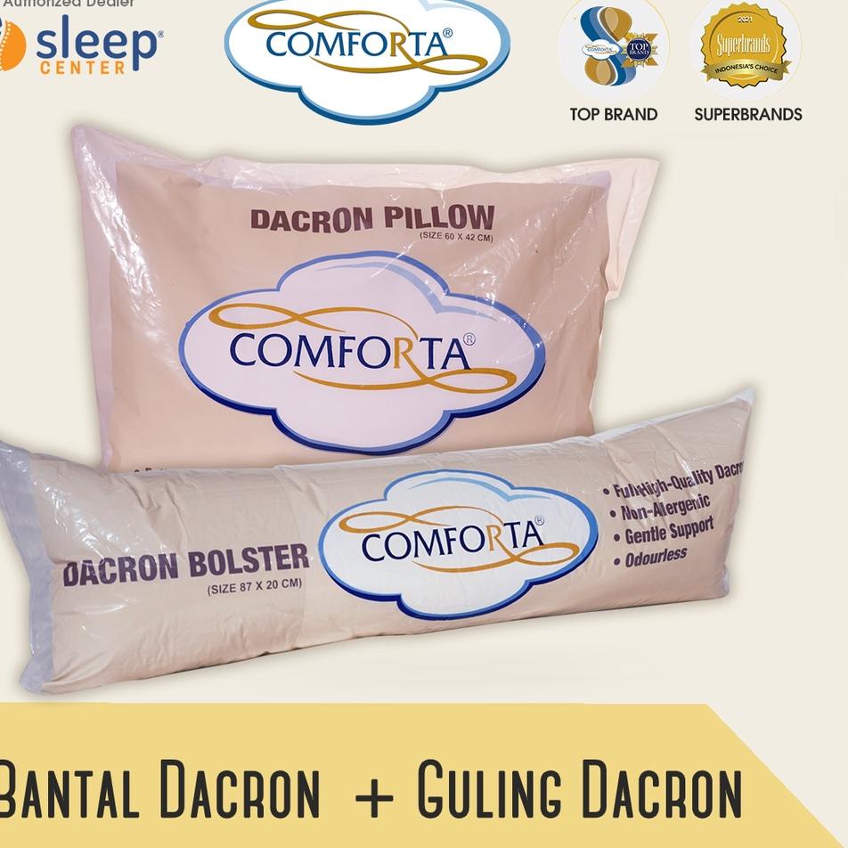 ☊ Sleep Center Bantal dan Guling Comforta Dacron ☚