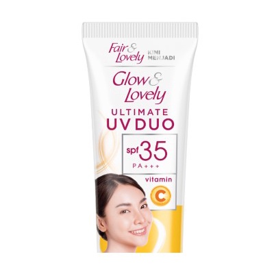 Fair&amp;Lovely / Glow &amp; Lovely Ultimate UV Duo Vitamin C SPF 35 Pa+++ 20g ( sunscreen)