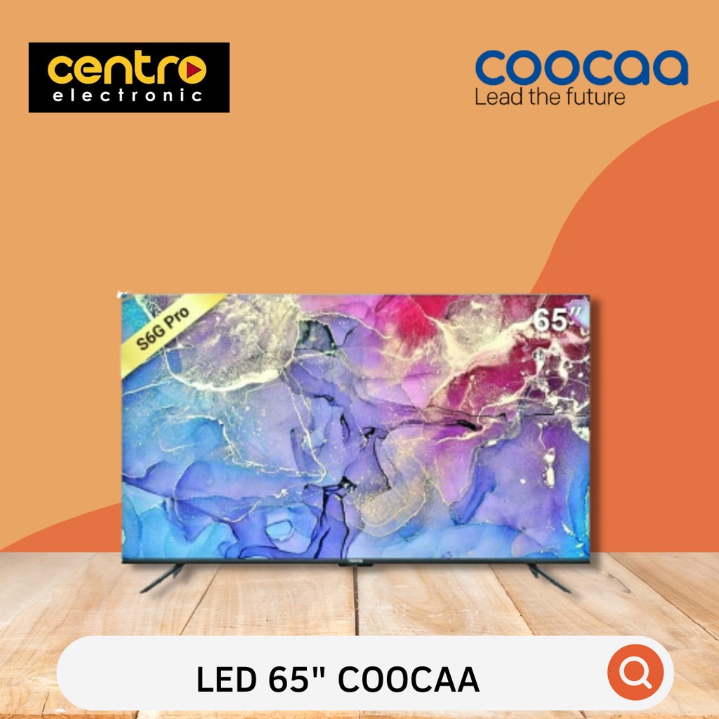 COOCAA UHD SMART LED TV FAR FIELD VOICE CONTROL 65 INCH 65S6G PRO MAX