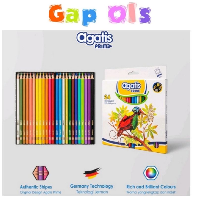 

AGATIS Pencil Colour Prime AGATIS Prime Permanent Colour Pencils Pensil Warna Agatis Crayon