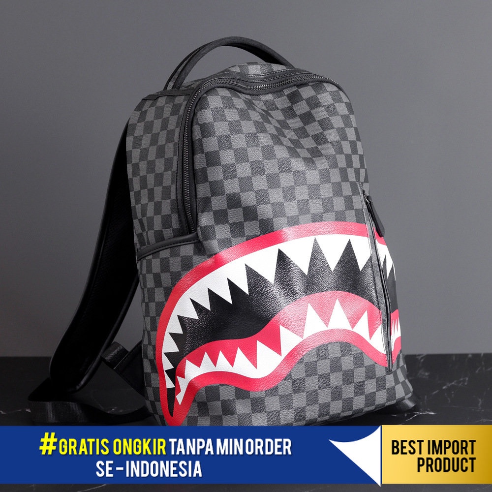 Tas Ransel Pria Wanita Tas Ransel Perjalanan Tas  Kotak-kotak Ransel Siswa Sekolahnya Kapasitas Besa