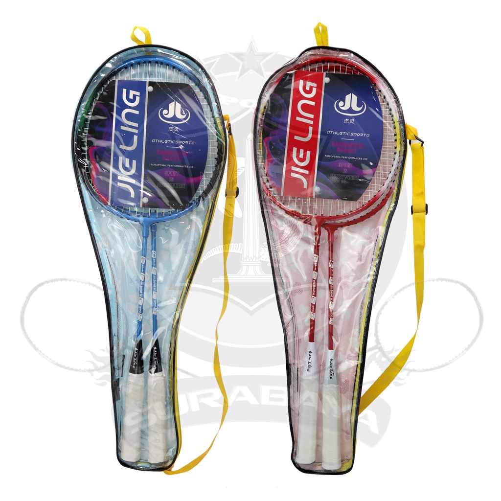 Raket Anak Anak Jieling isi 2 Pendek Badminton