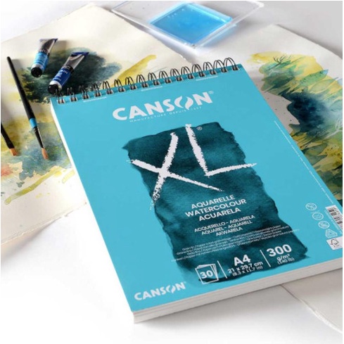 

Scetch Canson Xl Aquarelle A4 30 Lembar Kertas Watercolor