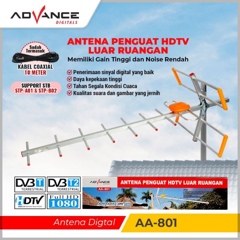 Antena Digital Outdoor Berkualitas Advance AA-801