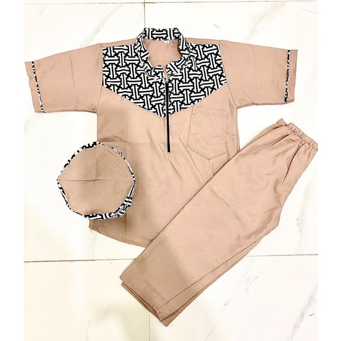 SETELAN BAJU MUSLIM ANAK/SETELAN KOKO BATIK ANAK/SETELAN KOKO TERBARU 1-10 TAHUN