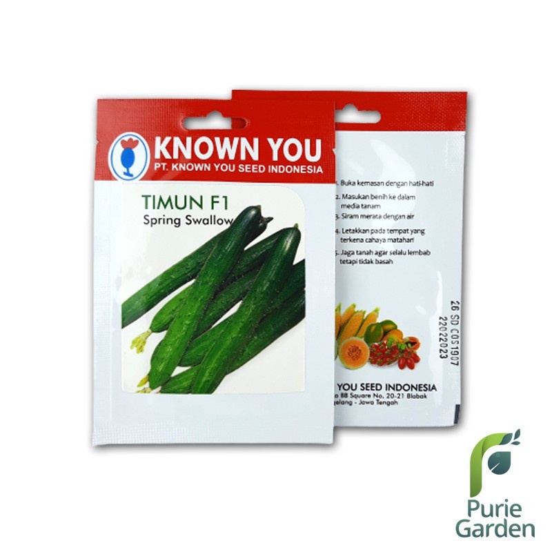 CUCI GUDANG Bibit Benih Timun Cucumber Spring Swallow Known You 26 Benih PG KDR