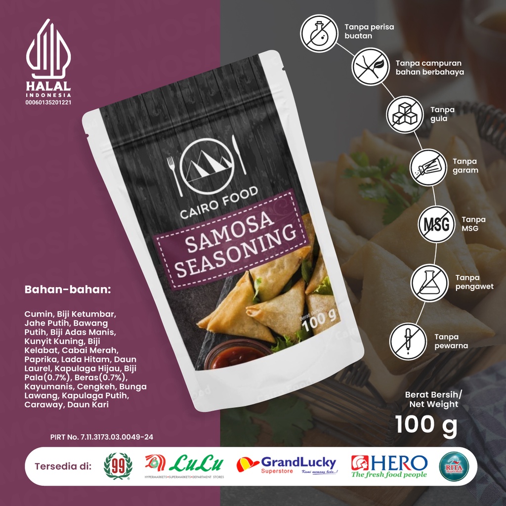 Bumbu Samosa Cairo Food - 100 Gram