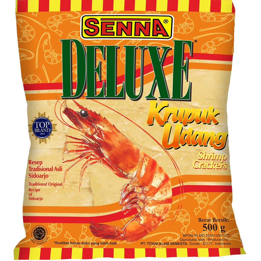 

Kerupuk Senna Deluxe Udang 500gr / Kerupuk Mentah