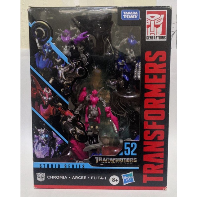 Transformer Studi Series | CHROMIA • ARCEE • ELITA-1 Takara Tomy