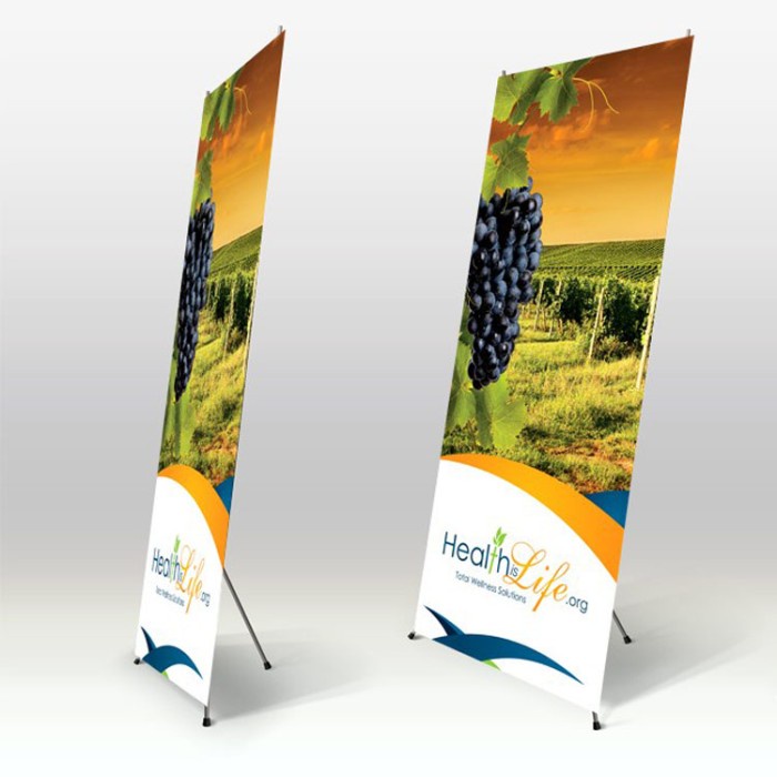 

[[JNT COD]] X Banner ukuran 60 x 160 bahan flexy cina