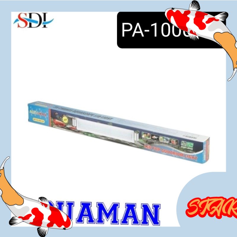 AQUAMAN WP PA 1000 3 X GANTI MODE LAMPU AQUARIUM LED AQUASCAPE 1 METER
