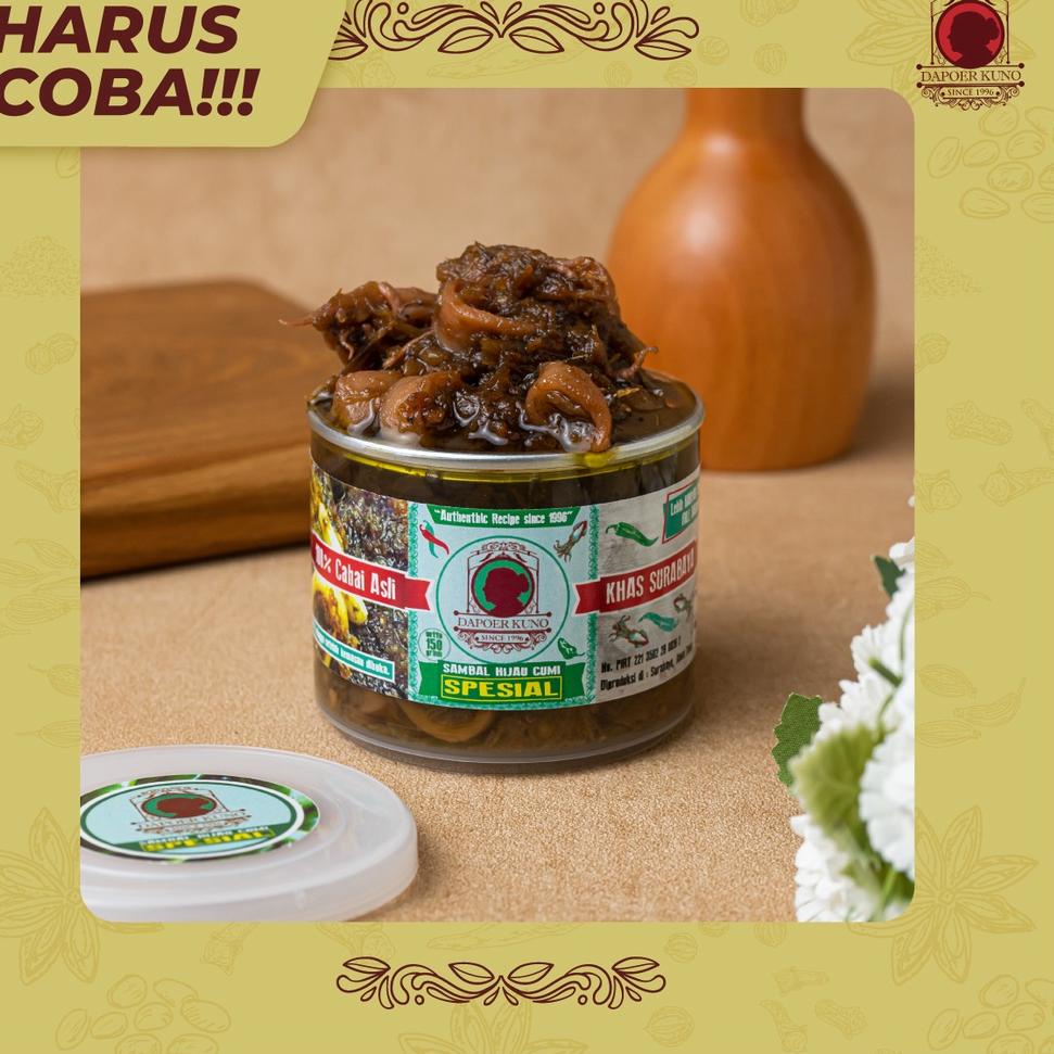 

M99 Sambal Hijau Cumi SPESIAL DAPOER KUNO (Lebih banyak cumi-nya) HOT PRODUCT ェ