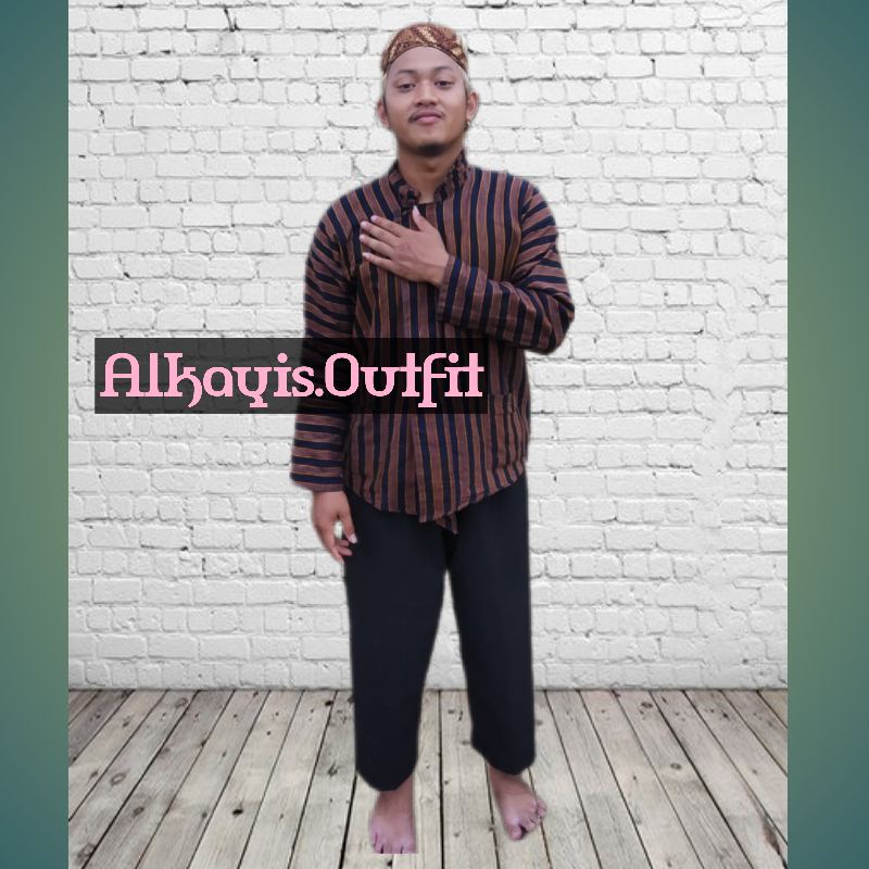 SETELAN SURJAN LURIK DEWASA || BAJU+CELANA+BLANGKON || BAJU ADAT JAWA