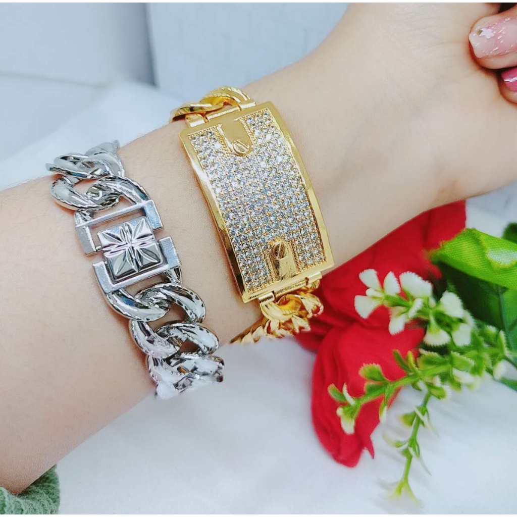 Gelang Xuping Permata Lapis Emas Perhisan Fashion H24