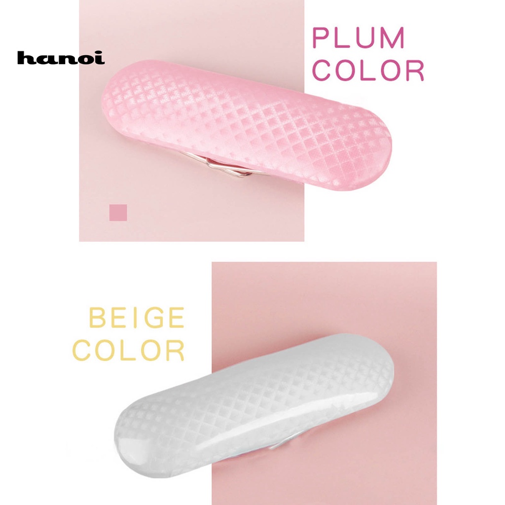 Hn * Nail Art Bantal Tangan Dengan Stand Stainless Steel Profesional Penopang Pergelangan Tangan Lembut Manicure Arm Rest Cushion Aksesoris Kuku