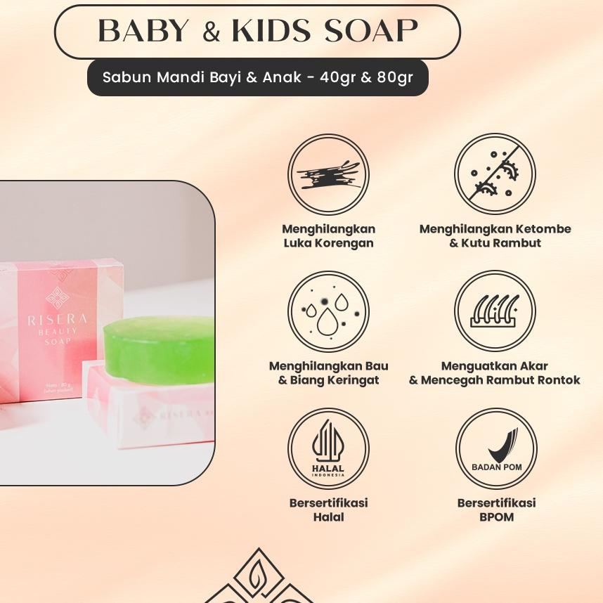 12.12 Fasion sale Risera Beauty Baby & Kids Soap Menghilangkan Bekas Luka Mengatasi Alergi Perawatan