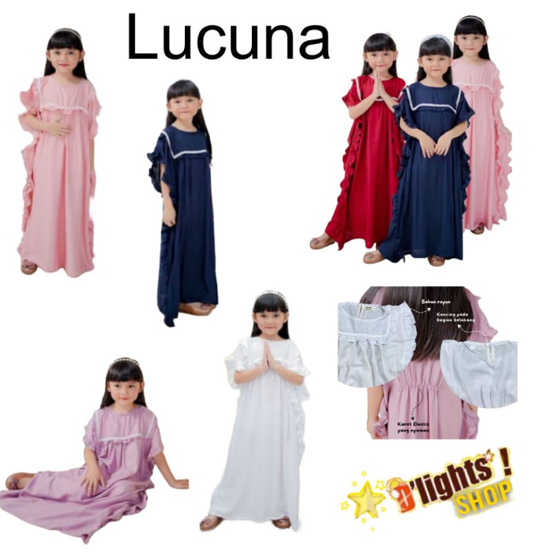 baju anak kaftan amara Lucuna