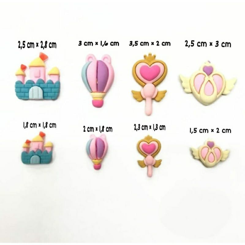 1 PC - CLAY RESIN KARAKTER | CLAY RESIN LUCU | CLAY RESIN ICE CREAM | CLAY RESIN CAKE
