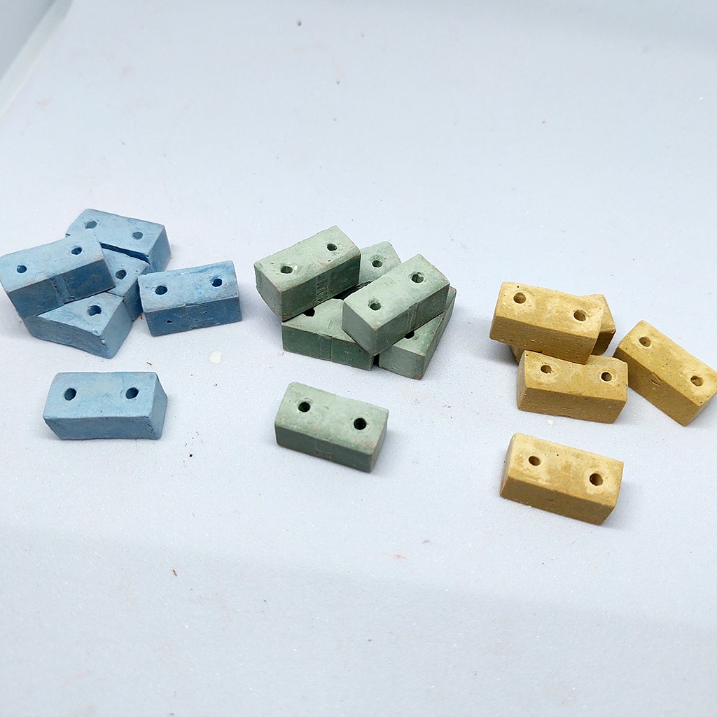 Miniatur Batu Bata Warna / Bata Mini / Miniatur Bata Bolong