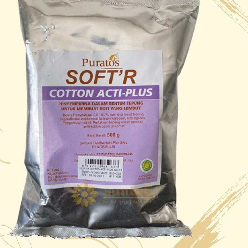 

✶ Puratos Soft'r Cotton Acti-Plus Improver For Soft Bread / Bahan Pelembut Kue - 500 gr ♩