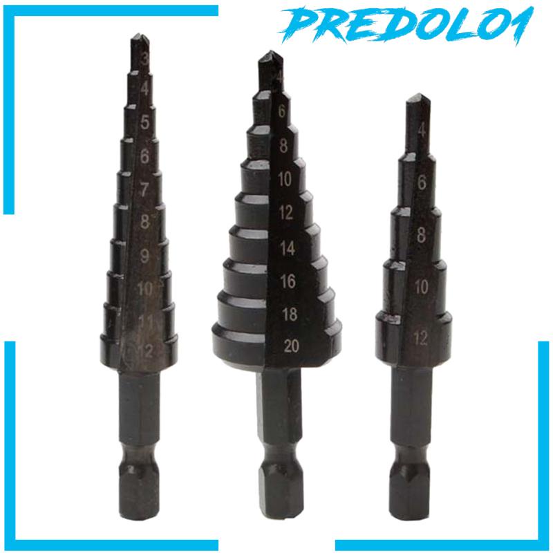 [Predolo1] Mata Bor Step Alur Lurus Drilling Power Tools Untuk Fibreglass Tembaga