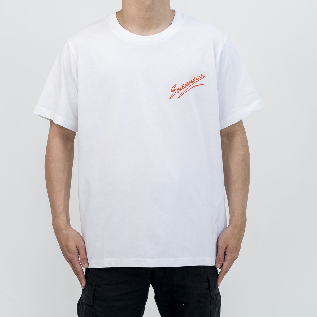 Screamous Kaos T-Shirt SQUARE WHITE
